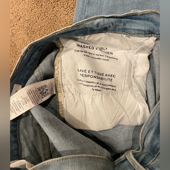 FRAME Le Garçon Crop Light Denim Jeans Size 28 - Picture 4 of 4